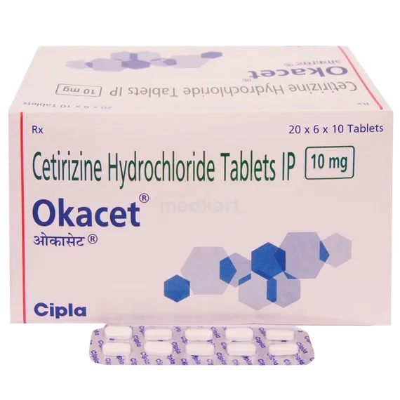 okacet tablet 10's